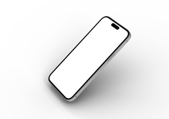 Clean and modern smartphone mockup perfect for app presentations or website designs.