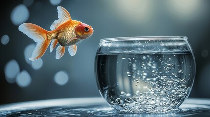 Goldfish styled photography lifestyle inspiration balance harmony decorative composition cultural aesthetics creativity modern artistic aquatic design