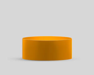 Minimal 3D Golden Podium Stage Background