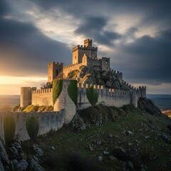 Majestic Castle of Trujillo - A Medieval Fortress in Spain.