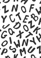 seamless pattern with numbers