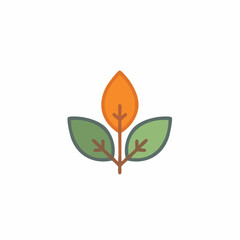 Simple Illustration of Leaves