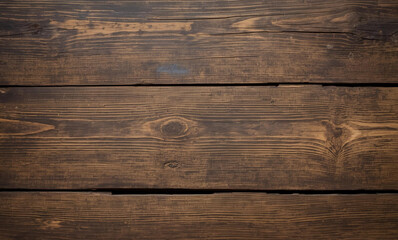 Naklejka premium old brown wood background