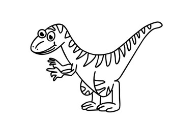 tyrannosaurus dinosaur vector illustration