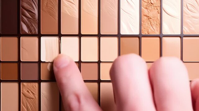 Foundation palette selection variety