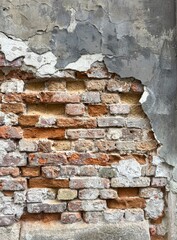 Old stone wall. Weathered rough masonry surface. Texture for background and design.