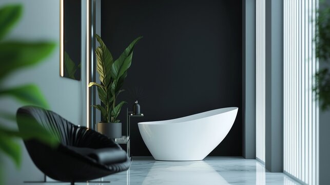 Bathroom interior styled lifestyle photography concept wellness relaxation spa home inspiration image