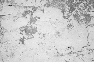 Texture from plaster on concrete wall in black and white image.