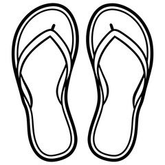flip flops vector illustration