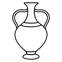 vase on white