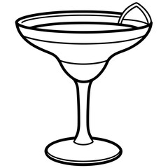 martini glass with olives