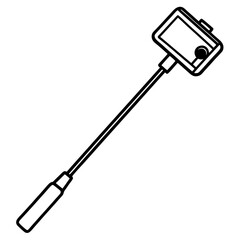 vector illustration of a hammer