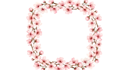 Floral Spring Frames and Borders PNG, Flower Border Frame