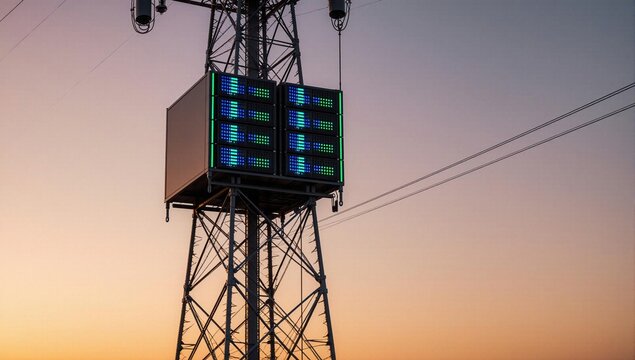 Edge computing micro data center rack on a remote telecommunications tower