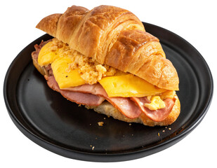breakfast croissant soft buttery croissant fille