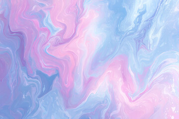 Fototapeta premium Pastel pink and blue abstract marble swirl design background texture