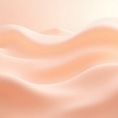 Soft Flowing Peach Abstract