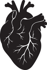heart silhouette vector