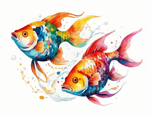 Fish digital Art, Intricate Powerful and Ready for Print or Web, Sharp Details. Strong Identity. Timeless Design, Symbolize Strength