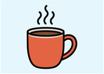 Obraz premium Mug of coffee icon, Mug of coffee vector