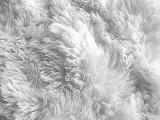 Fototapeta premium abstract minimalist design featuring white fluffy texture background 