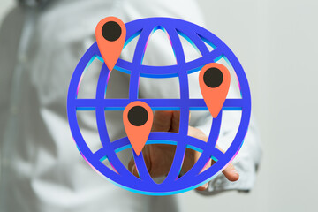 Illustrates global connectivity, showcasing worldwide reach and multiple locations.