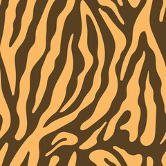 stock photo Zebra animal skin seamless pattern, Africa nature design 