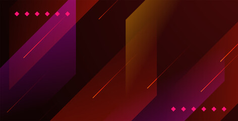 abstract dynamic brown and pink gradient with geometric shape decoration background. eps10 vector