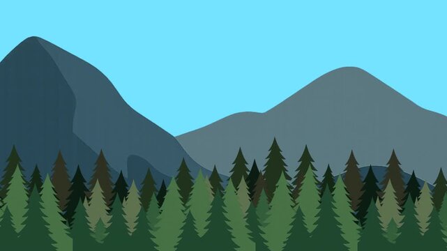 Forest Animation Background