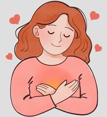 self love drawing
