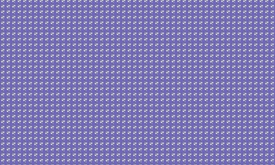 Seamless pattern features white heart clusters against a solid light violet background design