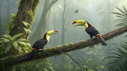 toucan in the jungle