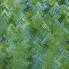 Abstract green acrylic liquid marble surface design. colorful swirl on background. creative brush stroke art. illustration vector