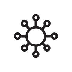 Obraz premium processor icon vector illustration