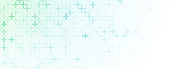 Healthcare Medical Plus Pattern on light background. Math Design Elements Background. Medical Tech Background. Vector Illustration.