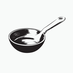 pan isolated on white