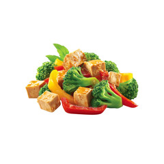 Delicious Tofu and Vegetable Stir-Fry with Sweet and Savory Glaze