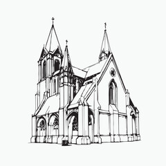 Fototapeta premium medieval church