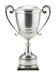 Fototapeta premium PNG Silver trophy achievement refreshment drinkware.