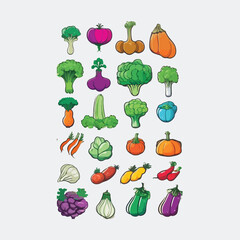 freesh  vegitable Art & Illustration