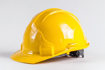 Yellow hard hat safety equipment construction worker protection