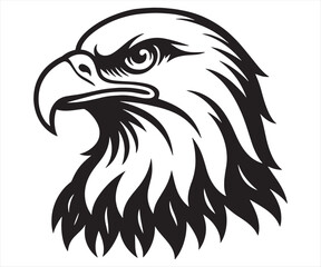 Obraz premium Powerful Eagle Head American Symbol Art