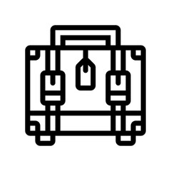 Suitcase Icon Outline
