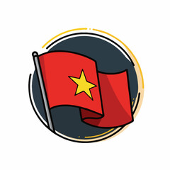 Flag of vietnam