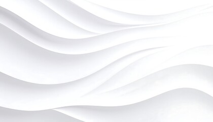 White Abstract Wave Background.