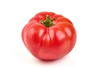 Heirloom Tomatoes, Isolated on White Background
