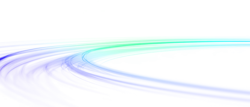 Shining luminous motion trail with vibrant abstract lines.