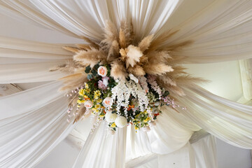 Tenture plafond mariage