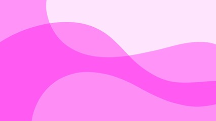 Abstract aesthetic frame background with pastel pink waves