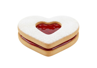 Delicious heart-shaped sandwich cookies filled with vibrant jam celebrating National Homemade